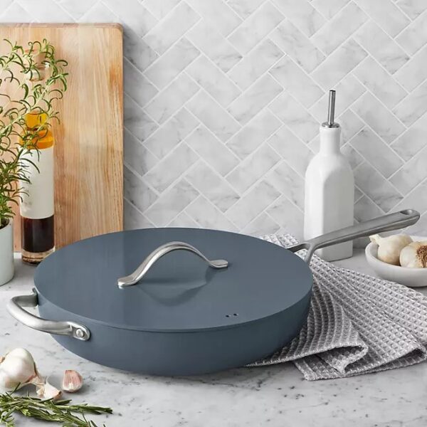 Member's Mark Modern Ceramic Jumbo Cooker - 5.5-quart Grey