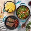 Member's Mark Enamel Cast Iron Set 3pc - Image 4