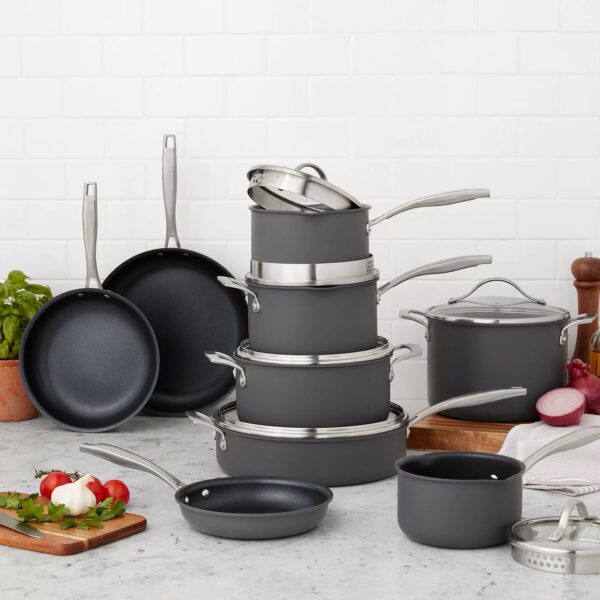 Member's Mark 15-Piece Hard Anodized Aluminum Cookware Set - Image 6