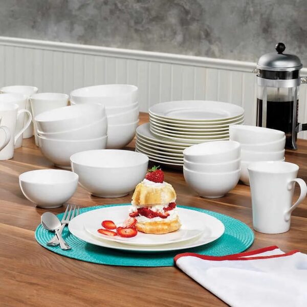 Mikasa Gingko Lausanne 40-piece Bone China Dinnerware Set - Image 2