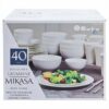 Mikasa Gingko Lausanne 40-piece Bone China Dinnerware Set