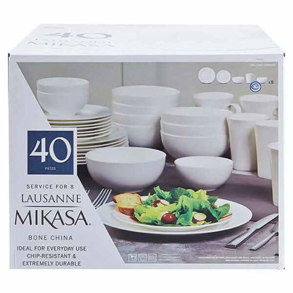 Mikasa Gingko Lausanne 40-piece Bone China Dinnerware Set