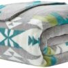Pendleton Sherpa Fleece Throw (Plush-Avra Valley Grey) 50 x 70/in - Image 2