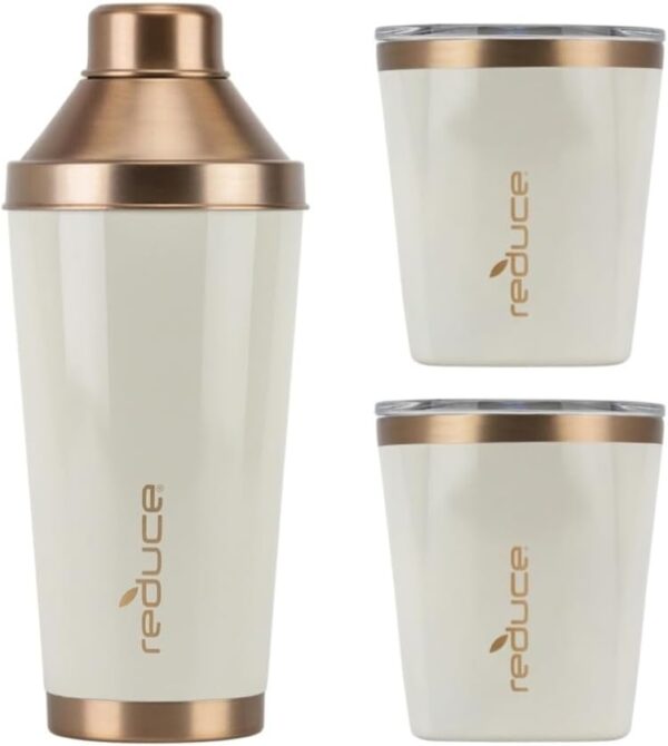 Reduce 3pc Cocktail Shaker Set With 10-oz. Lowball Tumblers - Image 6