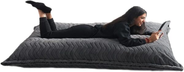 Lounge & Co. Jumbo Crash Pillow Foam Filled Plush Lounger - Image 2