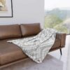 Pendleton Sherpa Fleece Throw (Plush-Rancho Arroyo Grey) 50 x 70in - Image 4