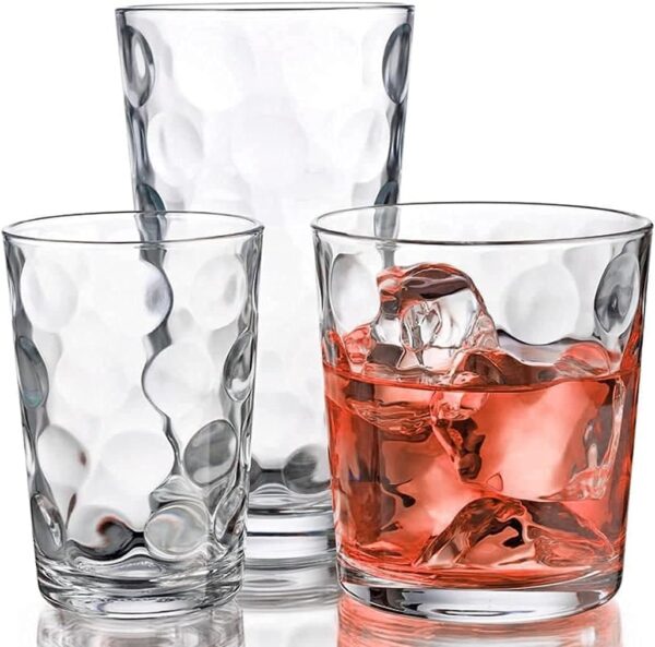 Wendy Bellissimo & Beyond Glassware Set - 18 Piece Mixed Drinkware