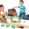 Little Tikes Waffle Blocks Steam Train - 48 x 81 x 11.5" - 173 Pcs