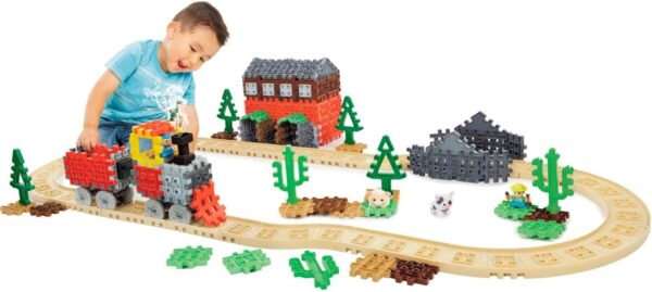 Little Tikes Waffle Blocks Steam Train - 48 x 81 x 11.5" - 173 Pcs - Image 3