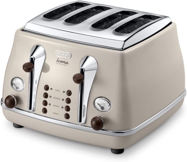 De'Longhi  4 Slice Vintage Icona Toaster - - Image 6