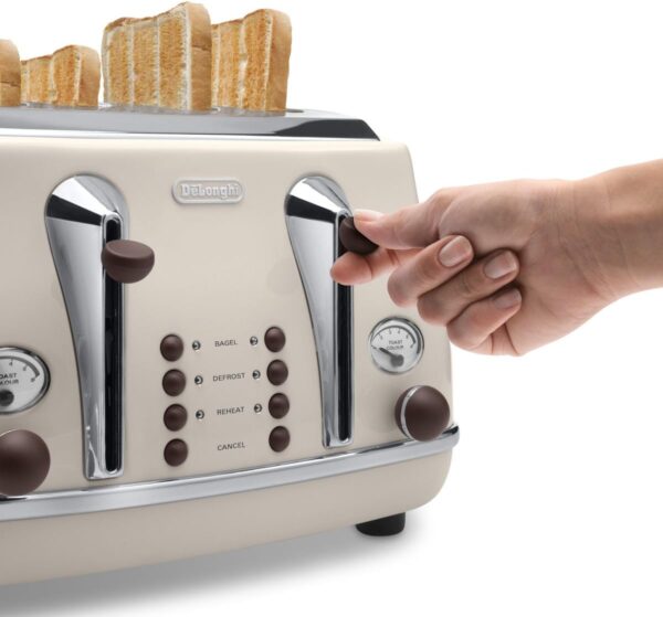 De'Longhi  4 Slice Vintage Icona Toaster - - Image 8