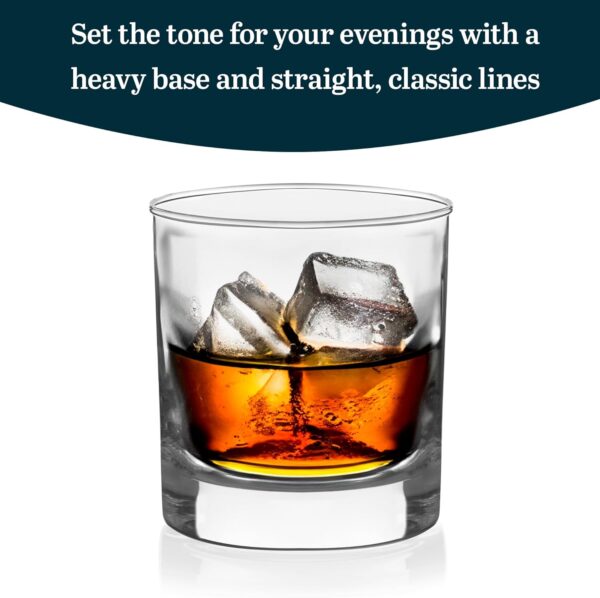 Libbey Heavy Base Madison Rocks 4 Piece Set Drinking Glasses 11.7 Oz - Image 2