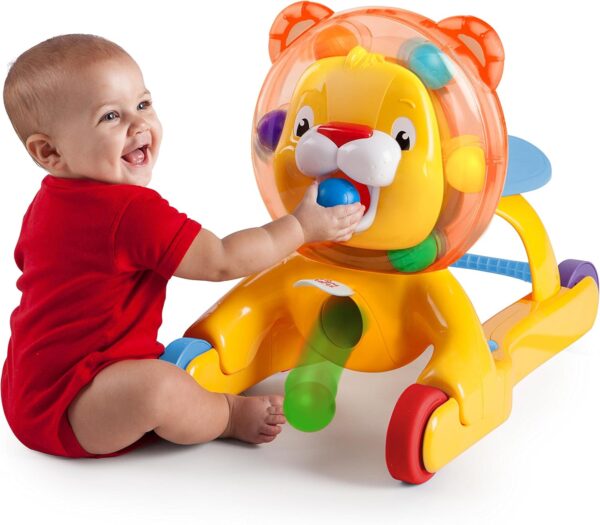Bright Starts 3 In 1 Step 'n Ride Lion Baby Developmental Toys New Best Learn
