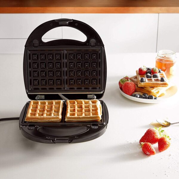 VonShef 3-in-1 Sandwich Toaster, Waffle Maker & Grill - Image 8