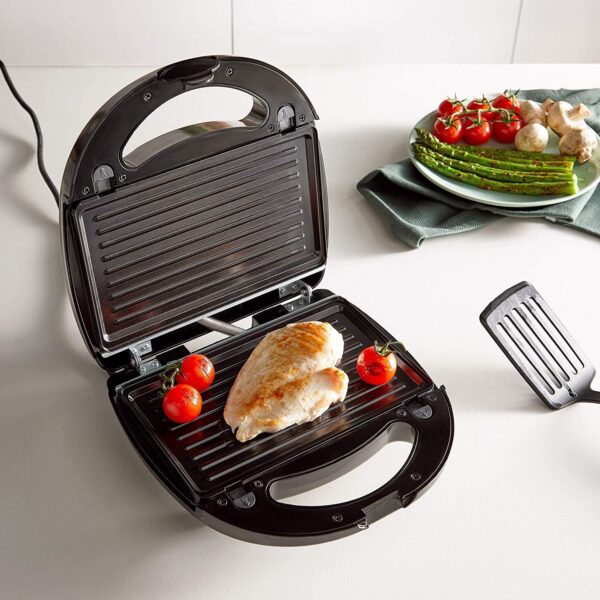 VonShef 3-in-1 Sandwich Toaster, Waffle Maker & Grill - Image 9