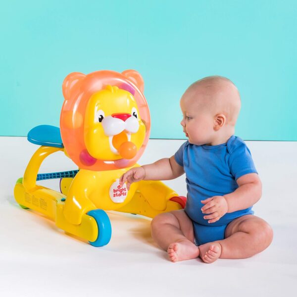 Bright Starts 3 In 1 Step 'n Ride Lion Baby Developmental Toys New Best Learn - Image 3