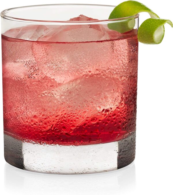 Libbey Heavy Base Madison Rocks 4 Piece Set Drinking Glasses 11.7 Oz - Image 3