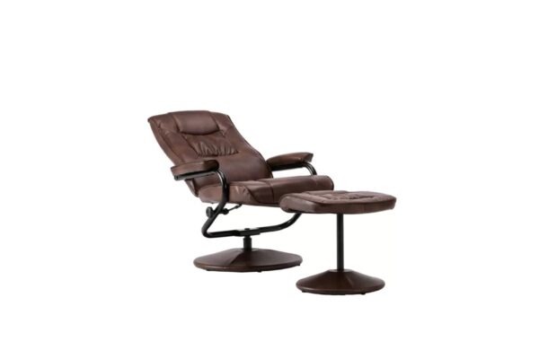 Memphis Swivel Chair and Footstool - Image 3