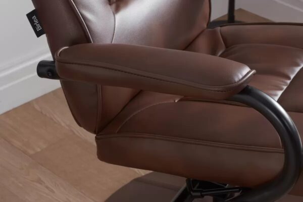 Memphis Swivel Chair and Footstool - Image 6