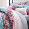 Betsey Johnson Floral Microfiber Plain Weave Washable Comforter Sets, Full/Queen - Image 6