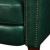 Matias Top Grain Leather Pushback Recliner - Image 3