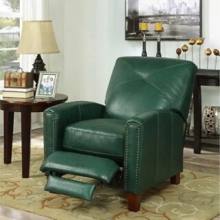 Matias Top Grain Leather Pushback Recliner