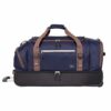 Skyway Luggage Globe Trekker 2 Compartment Rolling Duffel Bag - Navy Blue - Image 2