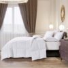 Hotel Grand White Goose Feather & Down Comforter Set - Twin - Image 2