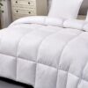 Hotel Grand White Goose Feather & Down Comforter Set - Twin - Image 3