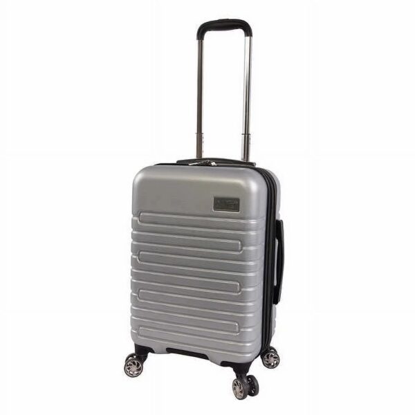 Original Penguin Keeper 2pc Hardside Spinner Luggage Set ( Silver ) - Image 4