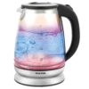 Salter Iridescent Electric Glass Kettle With Blue To Red Dual Illumination - 1.7 Litre