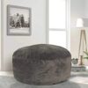 Jumbo Foam Lounger Filled Bean Bag Chair - Image 5