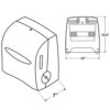 Kimberly-Clark Electronic Touchless Toilet Roll Dispenser With 1 Free Paper Roll - Image 4