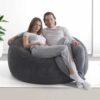 Jumbo Foam Lounger Filled Bean Bag Chair - Image 7