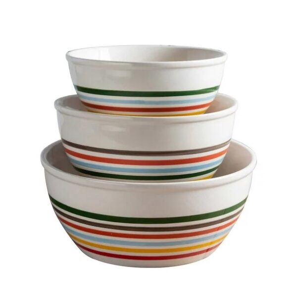 Baum Striped Bowl Set, 3-piece - Image 2