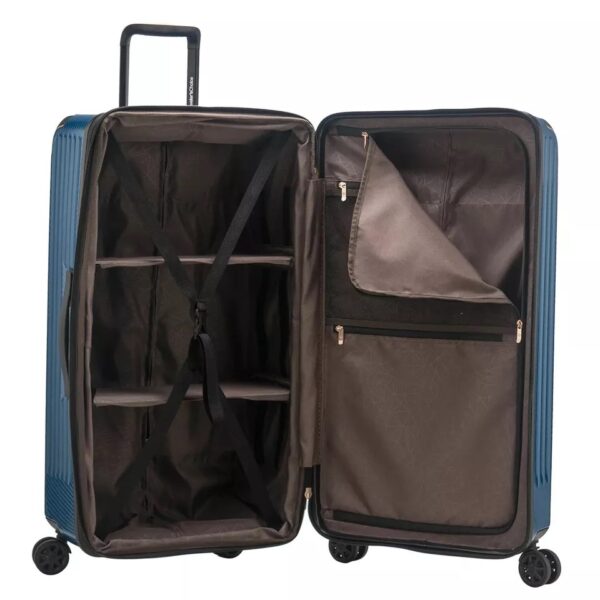 Traveler's Choice 30" Creekside Hardside Check-In Luggage Spinner, Navy - Image 4