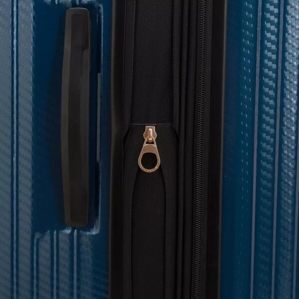 Traveler's Choice 30" Creekside Hardside Check-In Luggage Spinner, Navy - Image 5