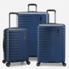 Travelers Choice Archer 3 Piece 4 Wheel Spinner Luggage Suitcase Set