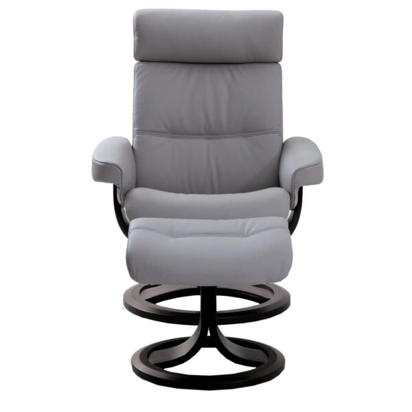 Oslo Leather Recliner & Ottoman - Image 7