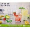 Anchor Hocking Swivel Drinkware Set 16-Piece, Clear 8-12oz / 8-15.7oz - Image 2