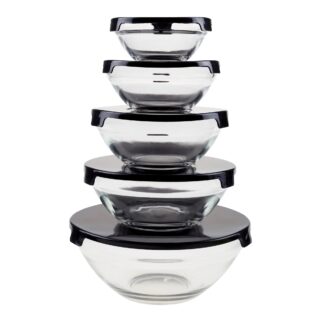 Pyronex Glass Food Storage Containers with Snap Lids