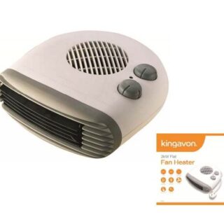Kingavon 2kw Portable Flat Fan Heater