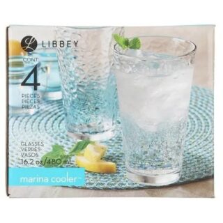 Libbey Marina Cooler 4pc Glass Set