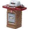 Step2 Fixin Fun Outdoor Toy Grill with 10 Piece Stack and Stay Hot Dog Play Set - Image 5