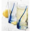 Nautica Home Blue Ribbon Drinking Glass Set - Set Of 8 - 16.7 Oz/494 Ml - Image 4