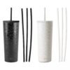 Simple Modern 2pc 24oz Stainless Steel Classic Bottles with Six Bonus Straws