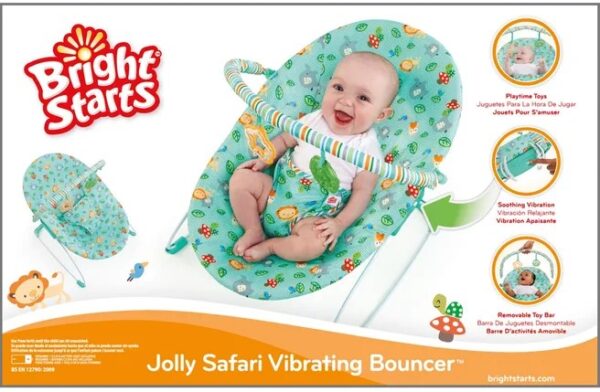 Bright Starts Jolly Safari Bouncer - Image 3