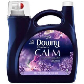 Downy Infusions Calm Fabric Softener, Lavender & Vanilla Bean 170 Loads, 115 Fl Oz