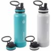 Thermoflask Insulated Water Bottles With Changeable Lids, 710ml 2pc