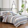 Pendleton Savanna Stripe 5-piece Queen Comforter Set